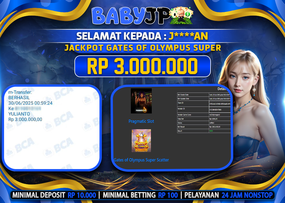 J****AN JACKPOT GATES OF OLYMPUS SUPER,-LUNAS